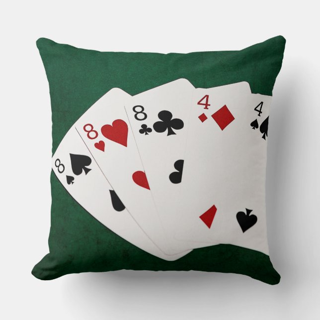 Poker Hands - Vollhaus - Acht und vier Kissen (Vorderseite)