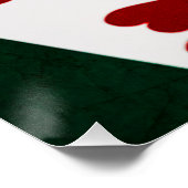 Poker Hands - Vollhaus - As und Zehn Poster (Ecke)