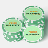Poker Happy Green Pokerchips (Stapel)