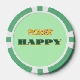 Poker Happy Green Pokerchips