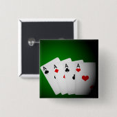 Poker-Hintergrund Button (Vorne & Hinten)