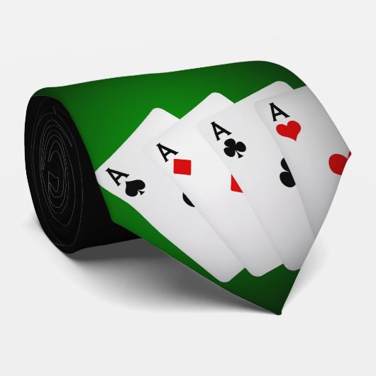 Poker-Hintergrund Krawatte (Gerollt)