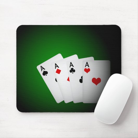 Poker-Hintergrund Mousepad (Mit Mouse)