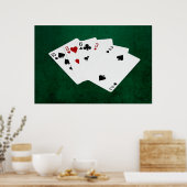 Poker - hohe Karte - 10 Poster (Küche)