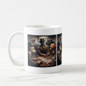 Poker Hunde Kaffee Tasse (Links)