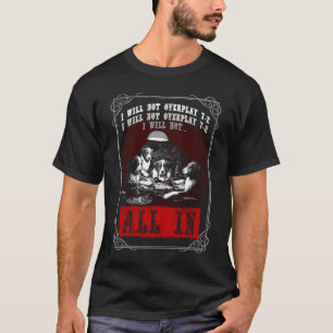 Poker Hunde Retro Vintager Salon & Cool T-Shirt