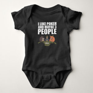 Poker - ich mag Poker und vielleicht 3 Leute Baby Strampler