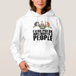 Poker - Ich mag Poker und vielleicht 3 Personen Hoodie