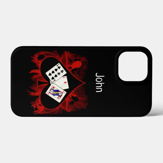 Poker iPhone 13 Fall Case-Mate iPhone Hülle (Rückseite (Horizontal))