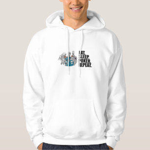 Poker - Iss. Schlafen. Poker. Wieder von vorne. Hoodie