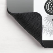 Poker-Karte des Ass des Spades: Mousepad (Ecke)