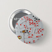 Poker-Karten, Button-Abzeichen Button (Vorne & Hinten)