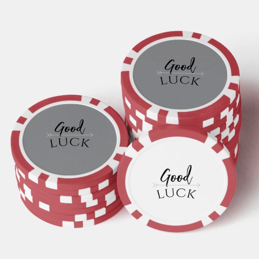 Poker Karten Good Luck Pokerchips (Stapel)