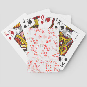 Poker Karten Herz Straight Flush Muster, Spielkarten