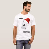 Poker Karten u. WEIHNACHTEN T-Shirt (Vorne ganz)