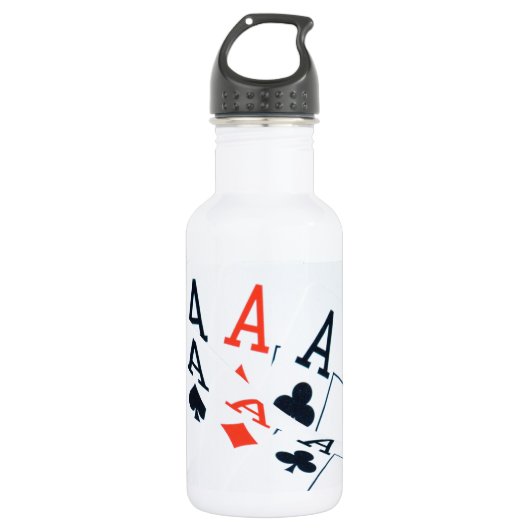 Poker, Kartenrennen, Trinkflasche (Vorderseite)