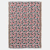 Poker Kartenspiel Anzug Muster Decke (Vorderseite Vertikal)