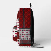 Poker-Kartenspiel Bedruckter Rucksack (Rechts)