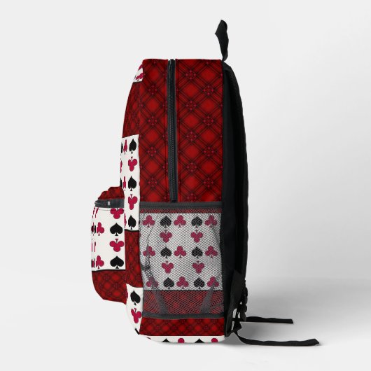 Poker-Kartenspiel Bedruckter Rucksack (Rechts)