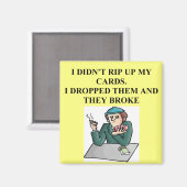 Poker-Kartenspiel-Design Magnet (Vorderseite/Rückseite)