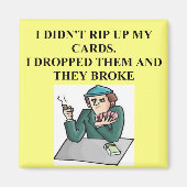 Poker-Kartenspiel-Design Magnet (Vorne)