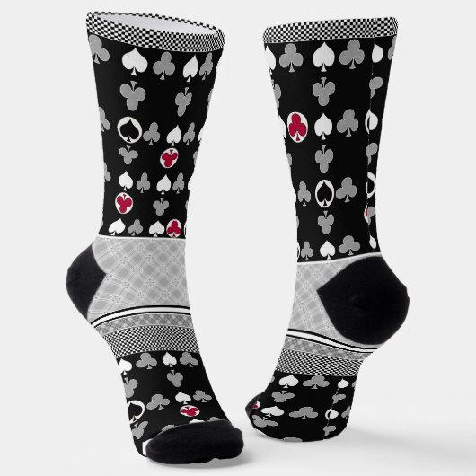 Poker-Kartenspiel Socken (Gewinkelt)