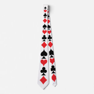 Poker Kartenspielen Anzug Neuheit Party Neck Tie Krawatte