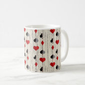 Poker Kartensymbol Kaffeetasse (VorderseiteRechts)
