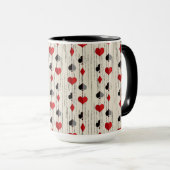 Poker Kartensymbol Tasse (VorderseiteRechts)