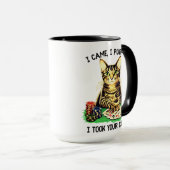 Poker-Katze gewinnt den Pot Tasse (VorderseiteRechts)