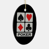 Poker Keramik Ornament (Rechts)