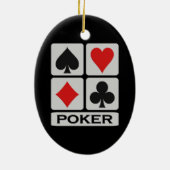Poker Keramik Ornament (Hinten)