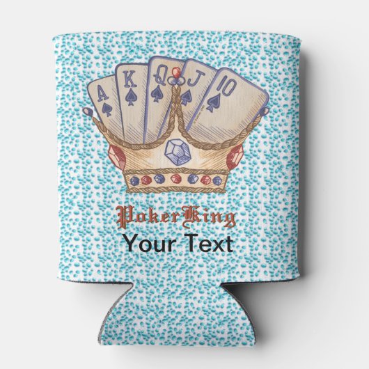 Poker King Can Cooler Dosenkühler (Rückseite)