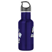 Poker, Kiss My Ace, Edelstahlflasche (Rückseite)