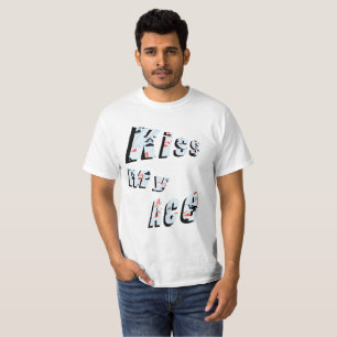 Poker Kiss My Ace, Funny Mens Weißer T - Shirt