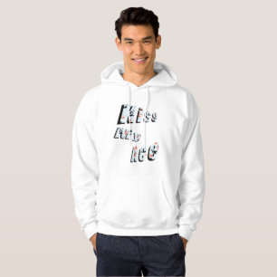 Poker Kiss My Ace, Funny Mens White Sweatshirt