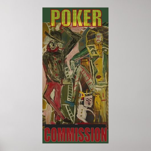 POKER KOMMISSION POSTER (Vorne)