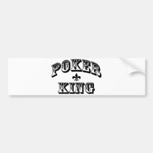 Poker-König Autoaufkleber