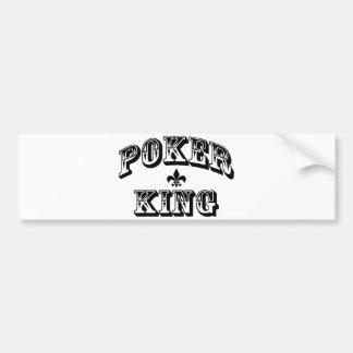 Poker-König Autoaufkleber
