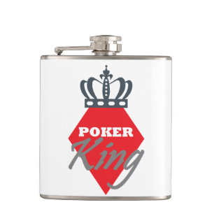 Poker-König - Diamant Flachmann