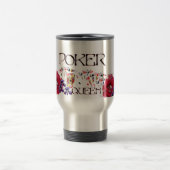 Poker-Königin Reisebecher (Mittel)