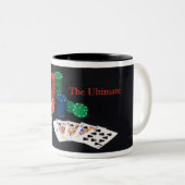 Poker-königliches Erröten Zweifarbige Tasse (VorderseiteRechts)