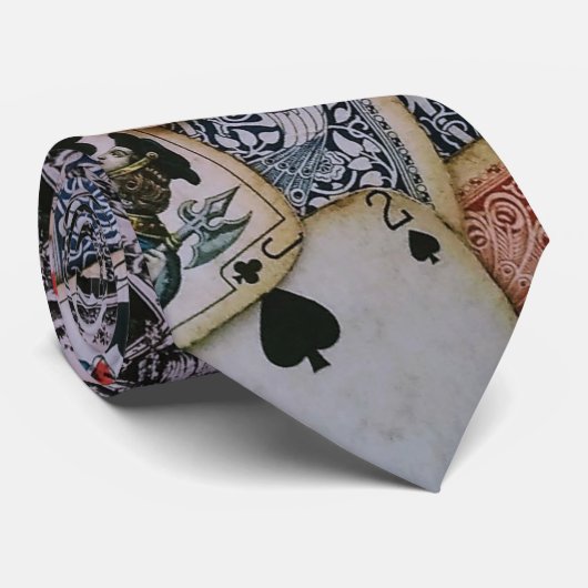 "Poker-" Krawatte (Gerollt)