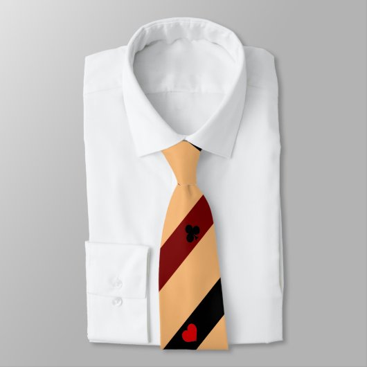 Poker Krawatte (Gebunden)