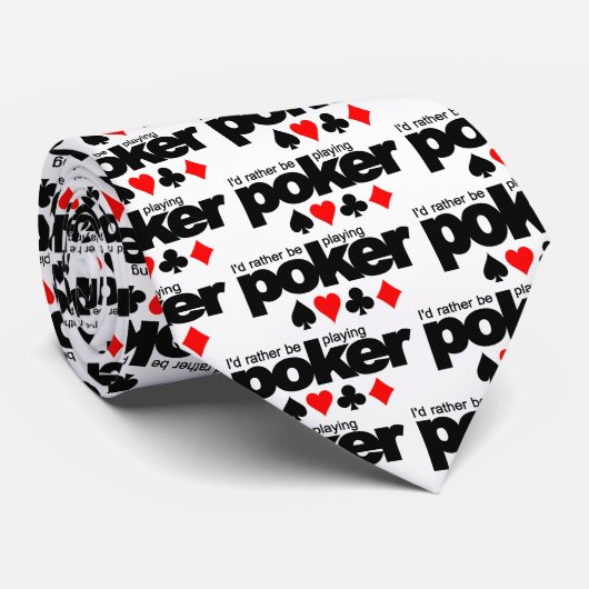 Poker Krawatte (Gerollt)