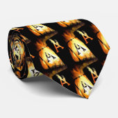 Poker-Kunst-Kasino-Dekor-lodernde As-Krawatte Krawatte (Gerollt)