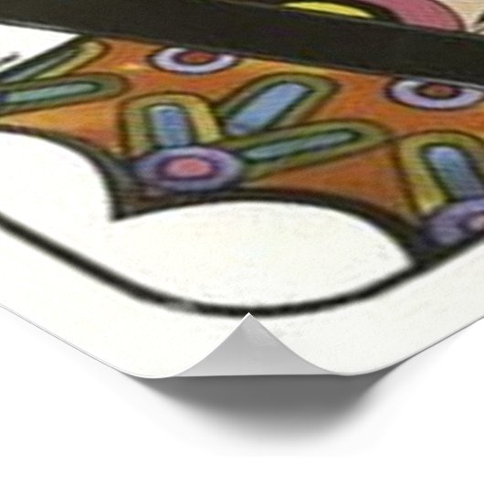 Poker las Vegas Poster (Ecke)