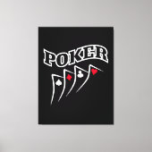 Poker Leinwanddruck (Vorderseite)