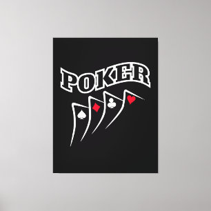 Poker Leinwanddruck