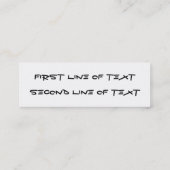 Poker Lesezeichen Visitenkarte (Rückseite)